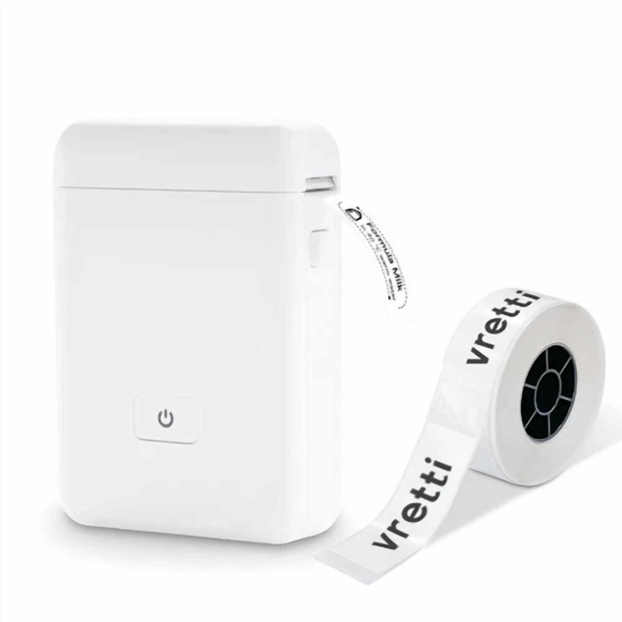 CRESTIN- Vretti Mini Pocket Thermal Printer Wireless Bluetooth Label Maker With Tape