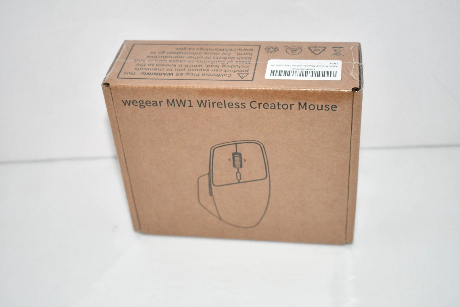 CRESTIN- Wegear Bluetooth Mouse, Ergonomic Wireless Mouse, 2 In 1 Bt 5.0 And 2.4Ghz, Nwt