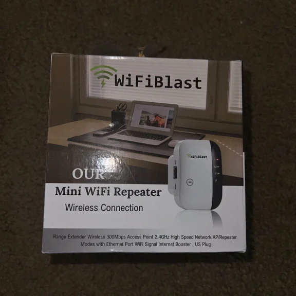 CRESTIN- Wifiblast Mini Wifi Repeater Wireless Connection