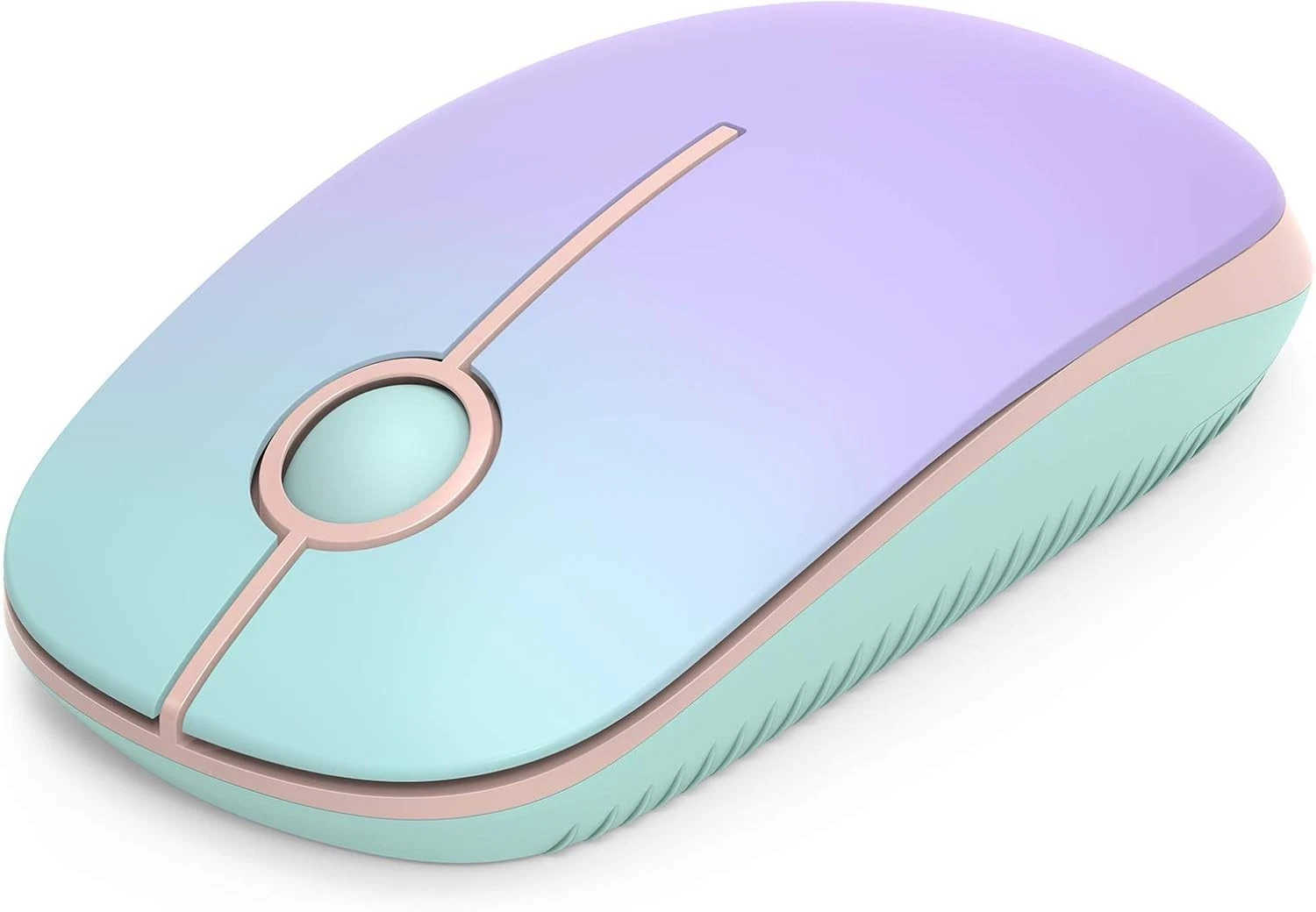 CRESTIN- Wireless Bluetooth Mouse,Led Dual Mode Rechargeable Silent Slim Laptop Mouse