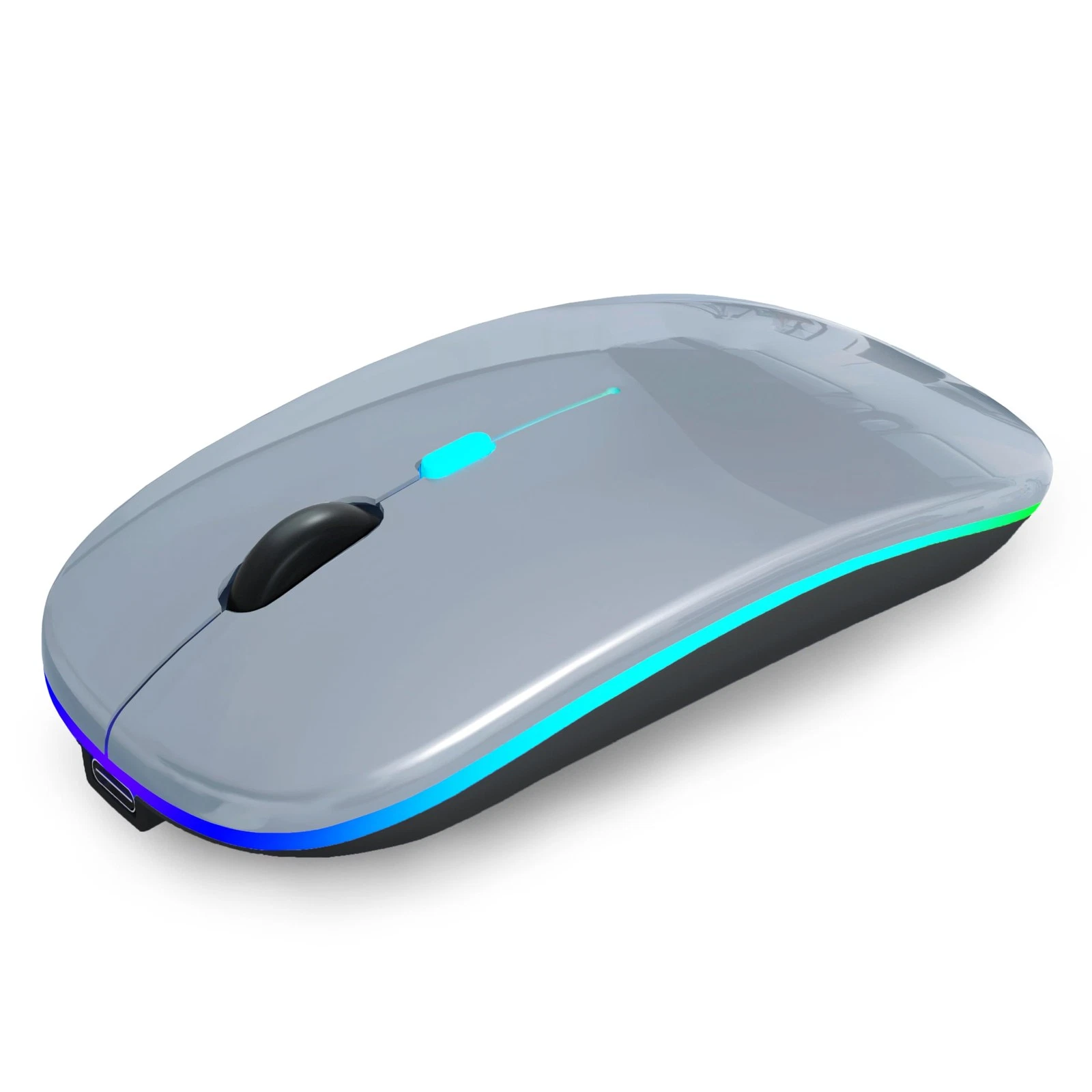 CRESTIN- Wireless Bluetooth Mouse Rechargeable Led Mice Silent Slim Laptop Pc Mac Mouse
