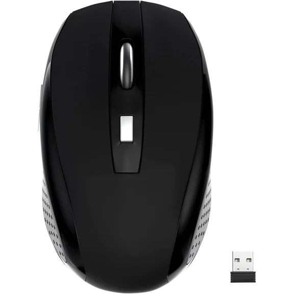 CRESTIN- Wireless Mouse, 2.4Ghz Wireless Computer Mouse 1200,6 Buttons With Nano Receiver