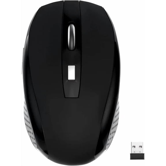 CRESTIN- Wireless Mouse, 2.4Ghz Wireless Computer Mouse 1200,6 Buttons With Nano Receiver