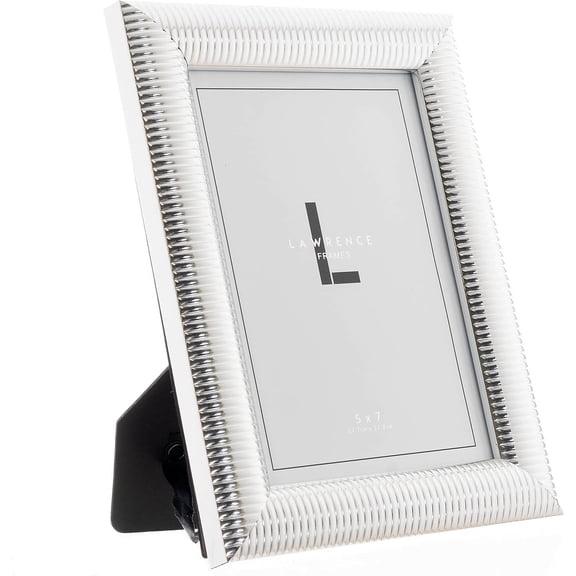 CRESTMORE Silver Ribbed 5x7 frame - 5x7