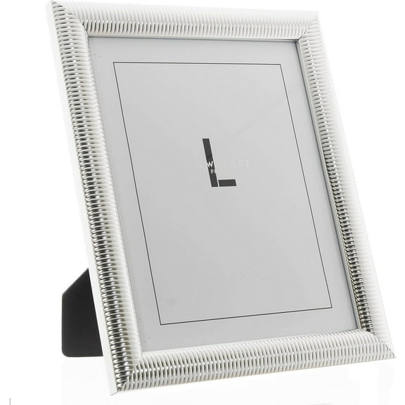 CRESTMORE Silver Ribbed 8x10 frame - 8x10