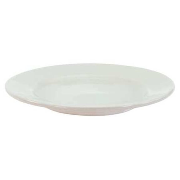 crestware plate,9-1/2 in.,bright white,pk24 al45