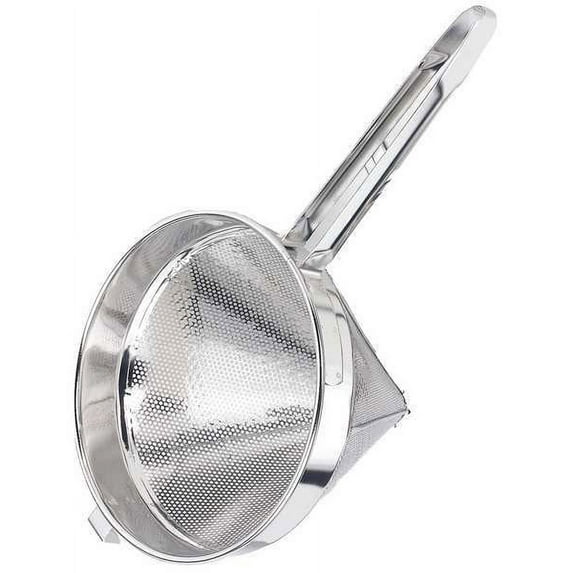 Crestware Mesh Strainer,12 in. H,Steel,Fine