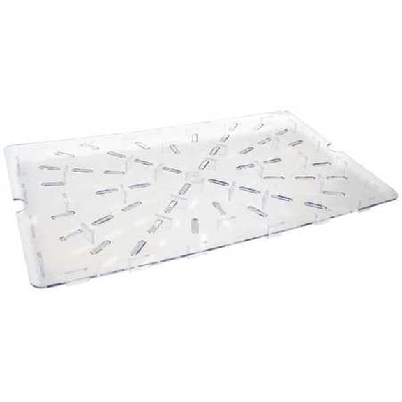 crestware sbfdt food box drain tray,clear,1 in. d g1891727