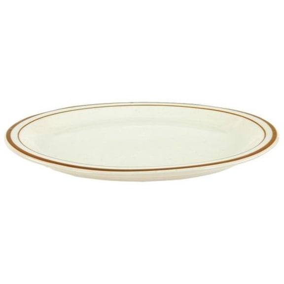CRESTWARE SC52 Platter,11-1/2 x 9-5/8 In.,Brown,PK24