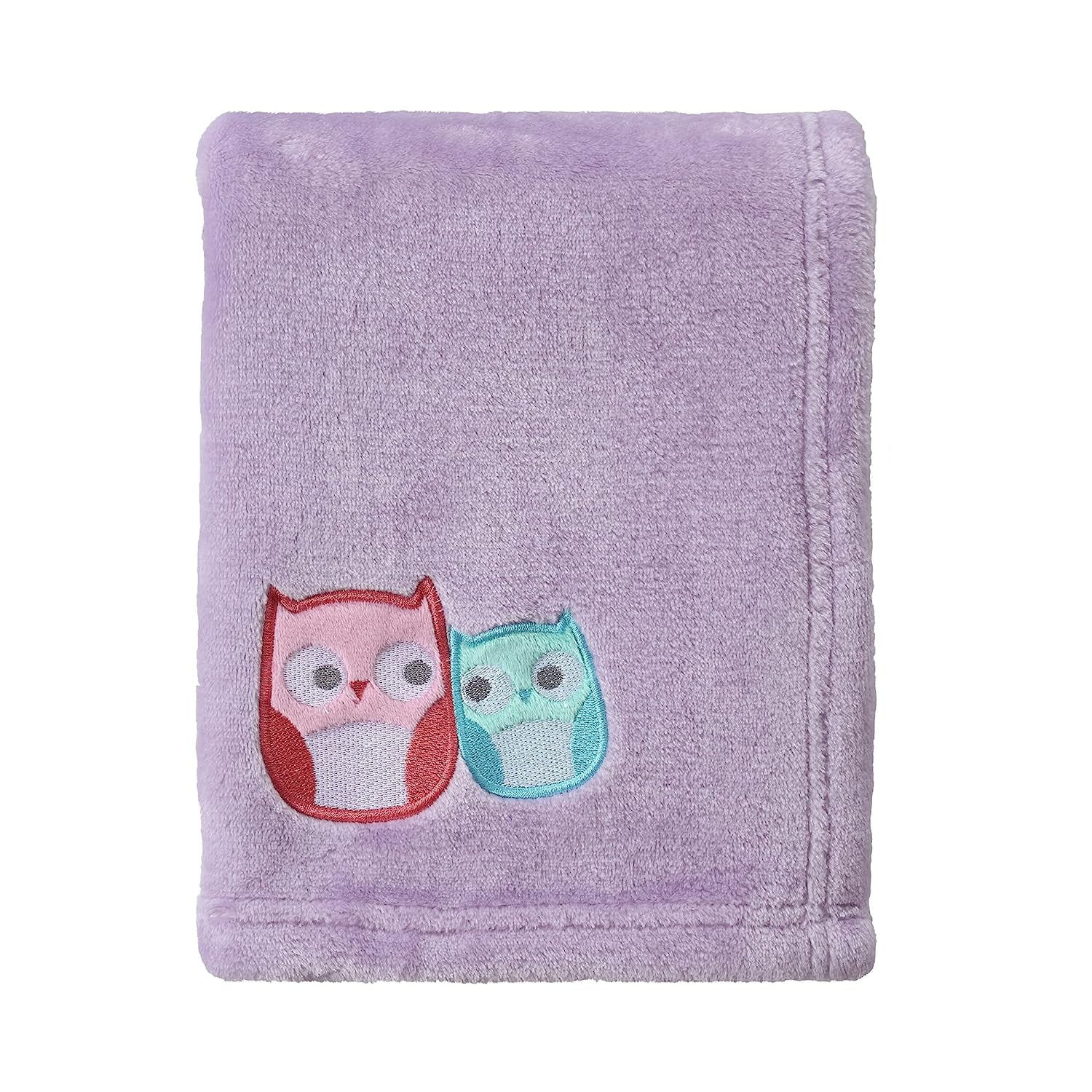 CREVENT 30''X40'' Cozy Fluffy Warm Fleece Baby Nursery Blanket for