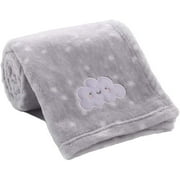 CREVENT 30''X40'' Cute Cozy Fluffy Warm Baby Blanket for Boys Infants Toddlers' Bedding Crib Cot Stroller, Baby Shower Birthday Newborn's Gift - Grey Cloud