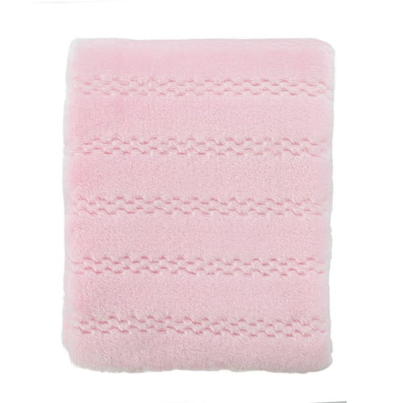 CREVENT 30''X40'' Soft Cozy Warm Nursery Baby Blankets for Boys Girls Solid Color - All Season Use - Newborn Essentials,Unisex(Baby Pink)