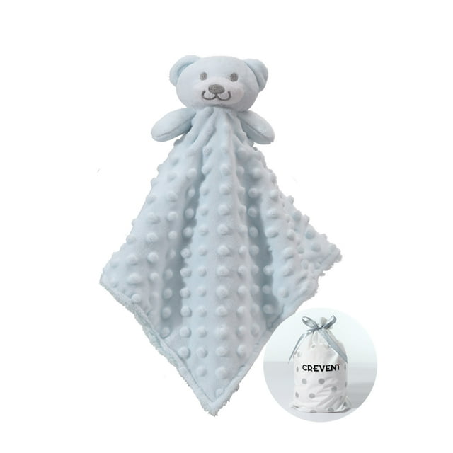 CREVENT Cozy Plush Baby Security Blanket Loveys for Baby Boys and Girls ...