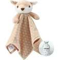 CREVENT Cozy Plush Animal Baby Security Blanket, Loveys for Infants
