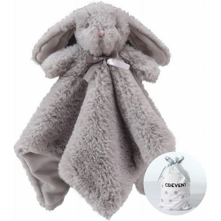 CREVENT Cozy Plush Baby Security Blanket for Unisex Baby Boy Girl