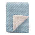thumbnail image 1 of CREVENT Cozy Soft Warm Sherpa Baby Blanket for Infant Toddler's Crib Cot Stroller Gifts for Baby Boys All Season Use (30"X40" Blue dot), 1 of 7