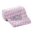 thumbnail image 1 of CREVENT Cute Plush Baby Blanket for Infant Girls, Giftable Suitable, 30"X40", Pink Elephant, 1 of 7