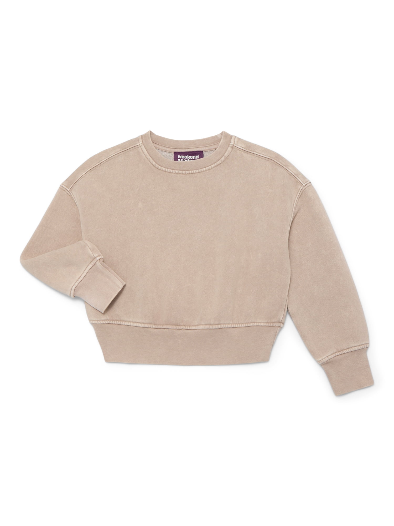 Weekend Academy Boys Long Sleeve Crewneck Sweatshirt, Sizes 4-18