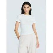 Scoop Women’s The York Baby Tee with Short Sleeves, Sizes XS-XXL