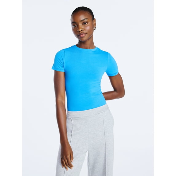 Scoop Women’s The York Baby Tee with Short Sleeves, Sizes XS-XXL
