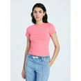 thumbnail image 1 of Scoop Women’s The York Baby Tee with Short Sleeves, Sizes XS-XXL, 1 of 5