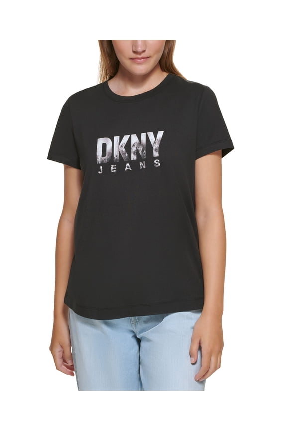 CREWNECK NY CITY LOGO -TSHIRT Black XXS