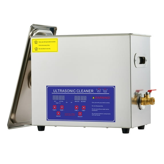 CREWORKS 6L Ultrasonic Cleaning Machine 180W Jewelry Glasses Auto Parts Cleaner