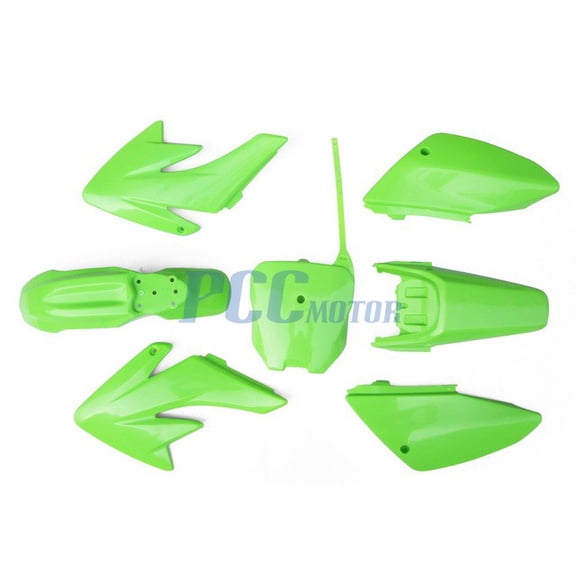 CRF70 GREEN FENDER PLASTIC KIT HONDA PS17