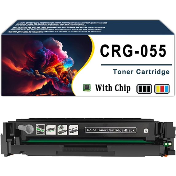 CRG-055 CRG055 055 Toner Cartridges Compatible for Canon Color ImageCLASS MF740 Series MF745Cdw MF741CDW MF743CDW Printers