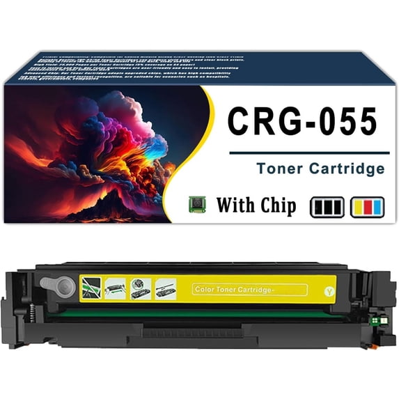 CRG-055 CRG055 055 Toner Cartridges Compatible for Canon Color ImageCLASS MF740 Series MF745Cdw MF741CDW MF743CDW Printers