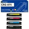 thumbnail image 1 of CRG-075 Toner Cartridge for CRG075 075 Compatible for Canon ImageCLASS LBP646Cdw LB647Cdw MF662CdW MF663Cdw MF660 LBP640 Series Printers, High Yield 1,400 Pages, with Chip,CMYK-4 Pack, 1 of 9