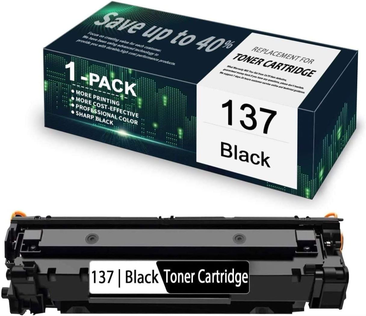 CRG 137 1Pack Toner Cartridge Replacement for Canon imageCLASS MF242dw