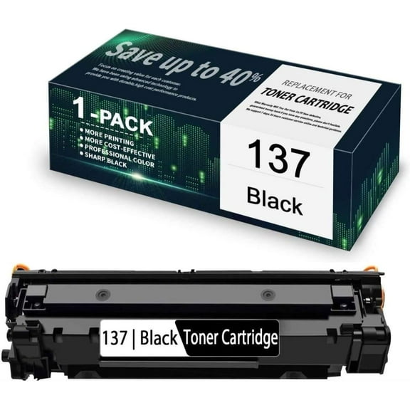 CRG 137  1-Pack Toner Cartridge Replacement for Canon imageCLASS MF242dw MF212w D570 Printer