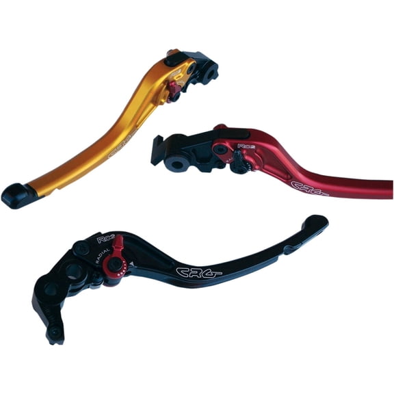 CRG RC2 Standard Length Clutch Lever, 6061-T6 Billet Aluminum, 6-Position Adjustable, Black (2RB-522-T-B)