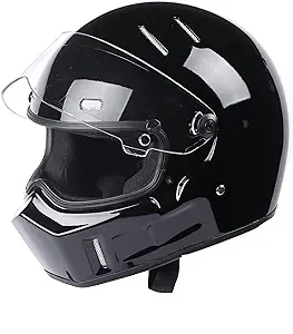 CRG Full-Face Motorcycle Street Bike Fiberglass Helmet Motocross Helmet Extra Large Size HelmetDOT Certified