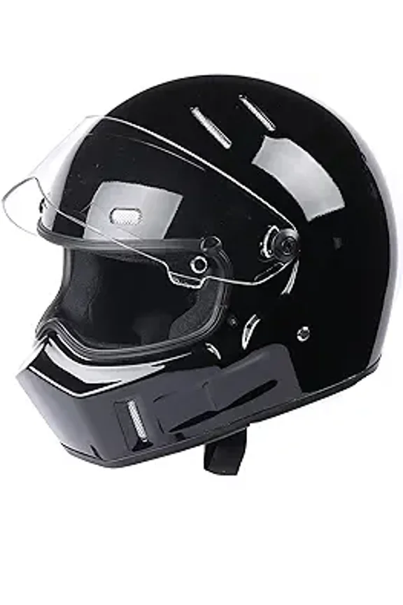 CRG Full-Face Motorcycle Street Bike Fiberglass Helmet Motocross Helmet Extra Large Size HelmetDOT Certified