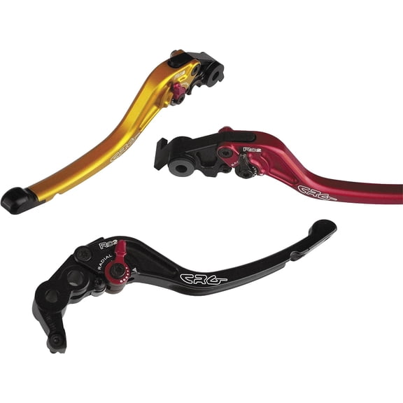 CRG RC2 Standard Length Clutch Lever, Adjustable 6-Position, 6061-T6 Aluminum, Gold Anodized Finish, Made in USA (2AN-612-T-G)