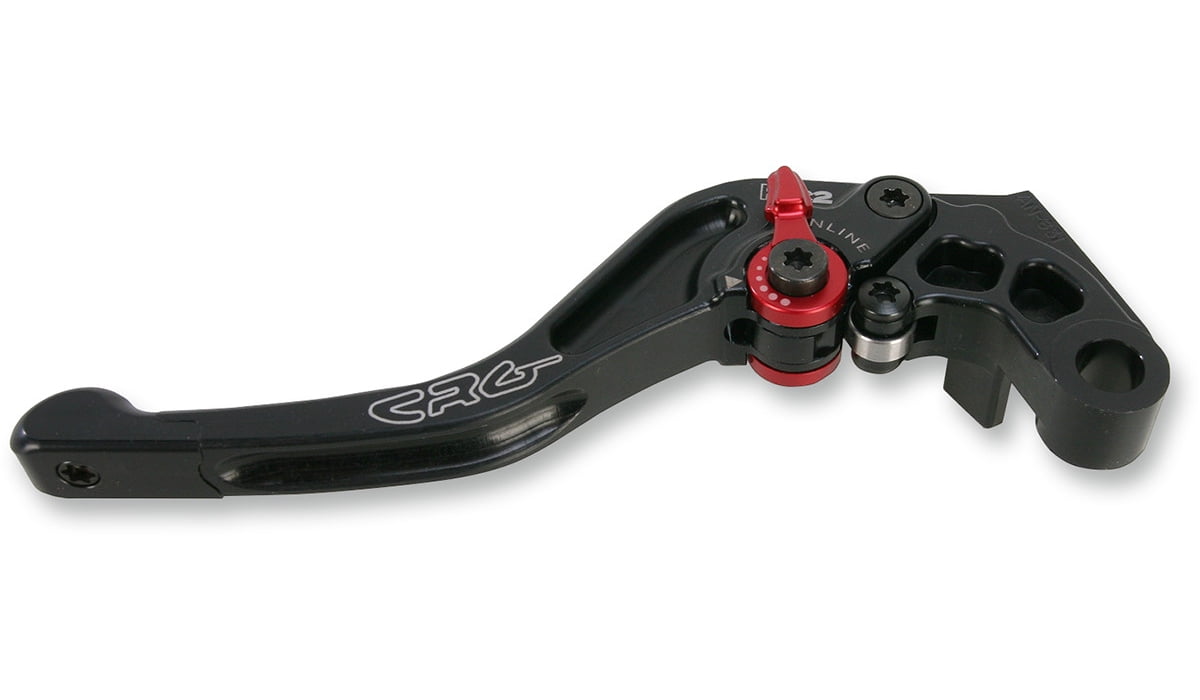 CRG RC2 Standard Length Clutch Lever - Black CNC Billet Aluminum Motorcycle Lever