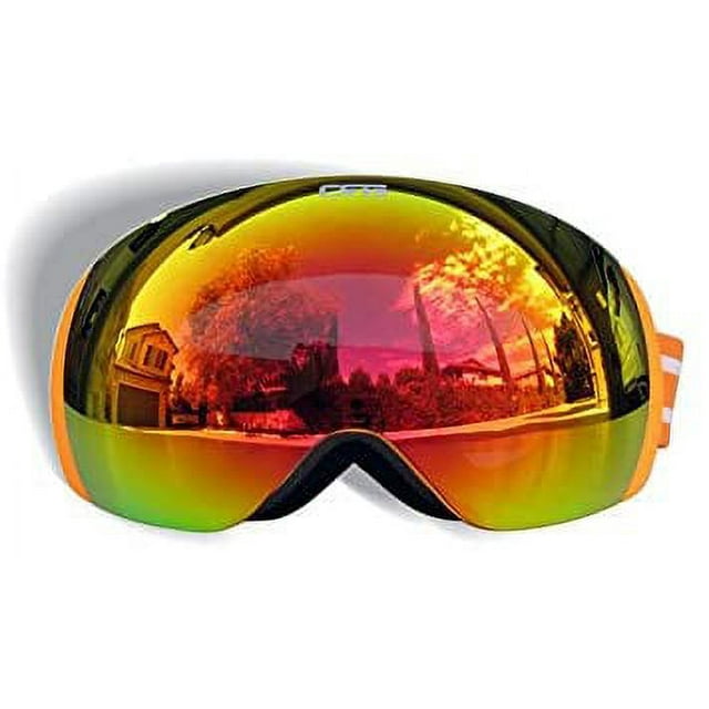 CRG Sports Ski Goggles 100 UV Protection Frameless Snowboard Goggles