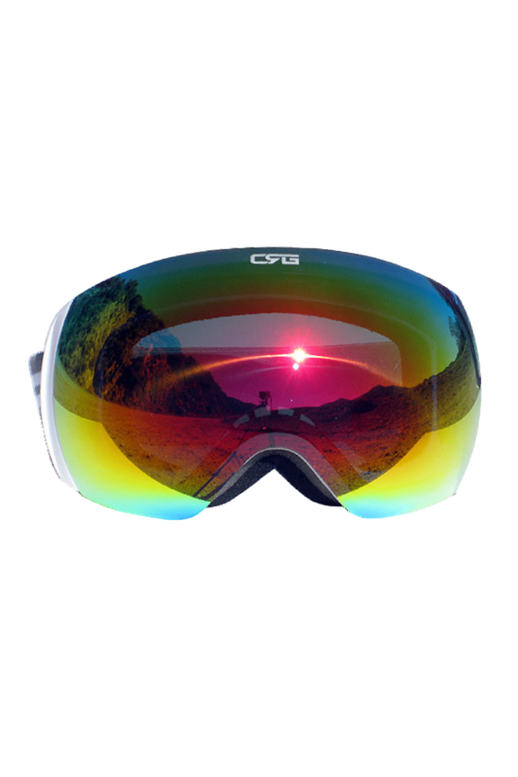 Ski Goggles 100% UV Protection Frameless Snowboard Goggles for Men,Women,Adults