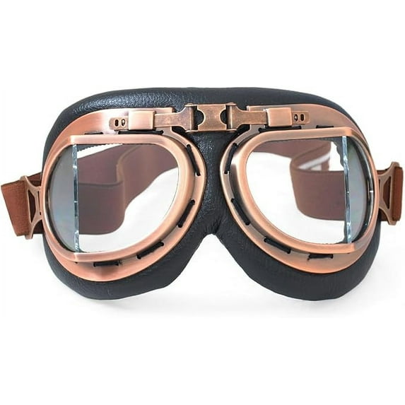 CRG Sports Vintage Bike Aviator Pilot Motorcycle Cruiser Scooter Goggles