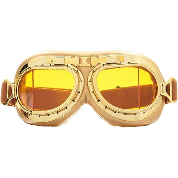 CRG Sports Vintage Bike Aviator Pilot Motorcycle Cruiser Scooter Goggles
