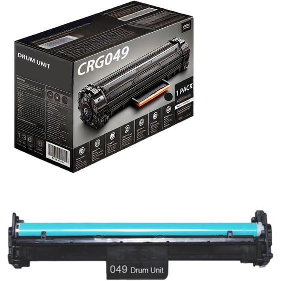 CRG049 Drum Unit Compatible for Canon ImageCLASS LBP113W MF113W MF110 Series, i-SENSYS LBP113W MF113W MF110 Series Printers, Includes Chip, High Yield 13000 Pages (Black)