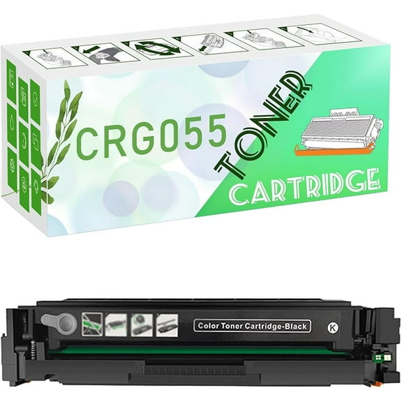 CRG055H 055H Compatible Toner Cartridge Replacement for Canon Color ImageCLASS MF740 MF745CDW MF741CDW MF743CDW Printer - High Print Volume with Chip