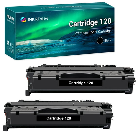 CRG120 Toner Cartridge Compatible for Canon 120 for ImageClass D1120 D1550 D1150 D1320 D1350 D1520 D1100 D1370 D1180 D1170 MF6680DN MF417dw Printer (Black, 2-Pack)