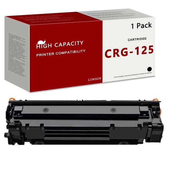 CRG125 CRG-125 High Yield Toner Cartridge (1-Pack, Black): Compatible Replacement for Canon 125 Toner Cartridge ImageCLASS LBP6030w LBP6000 MF3010 Printer, Yield Up to 2,100 Pages
