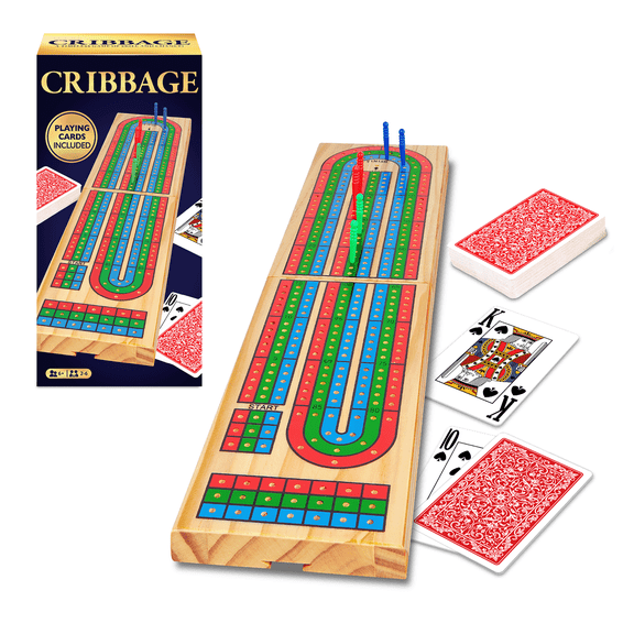 Classic Games, Cribbage Strategy Board Games, Game night and family fun, Ages 6 and over