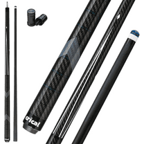CRICAL Carbon Fiber Pool Cue Stick 58" Billiard Cue Sticks Professional Low Deflection Pool Sticks with 3/8 * 8 Pin Joint and 12.5mm Tip