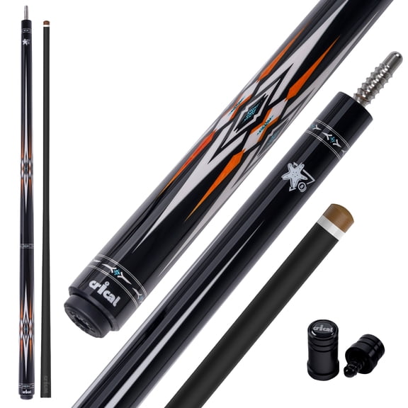 CRICAL Carbon Fiber Pool Cue Stick CXD Series Professional Pool Sticks for Adults Low Deflection Pool Cue Billiard Cues with 12.5mm Tip (Precise, Easy to Control, Pro Taper)