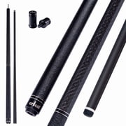 CRICAL Carbon Fiber Pool Cue with Stick Low Deflection Shaft - 58 Inch Billiard Cue Stick with Cowhide Grip & 3K Weave Design, 12.5mm Tip, Fixed Weight 19oz, 3/8x8 Joint   Ideal for Players